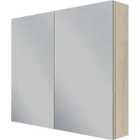 Linie Montro armoire de toilette 90 x 75 cm chêne naturel