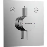 Hansgrohe Mitigeur encastré DuoTurn E chromé, 2 consommateurs, 1 pièce.