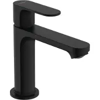 Hansgrohe Rebris 110 robinet de lavabo bas Noir Mat
