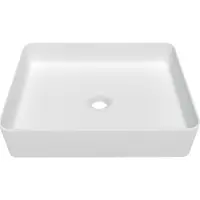 Storke Recta vasque à poser Solid Surface mat rectangulaire 35 x 45 cm