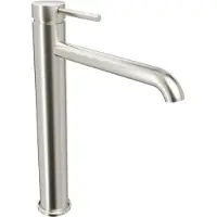 Blaufoss Round robinet de lavabo réhaussé CoolMetal brossé