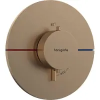 Hansgrohe Thermostat encastré ShowerSelect Comfort S, finition bronze brossé