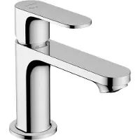 Hansgrohe Rebris S Mitigeur monocommandé pour lavabo 80 CoolStart économiseur deau+, avec vidage, saillie 121 mm, 72586000