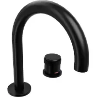 Blaufoss Pavilion Curve robinet de lavabo noir mat