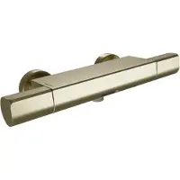 Blaufoss Eris robinet baignoire robinet thermostatique montage mural extérieur brushed champagne gold