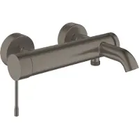 GROHE Essence New robinet de baignoire avec inverseur et raccords graphite dure brossé 33624al1