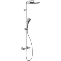 Blaufoss Round 300 colonne de douche de pluie mitigeur Chrome Brillant