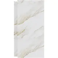Luca Varess Suite Set revêtement mural de douche 2 x 120x260 cm, SPC, Marble gold