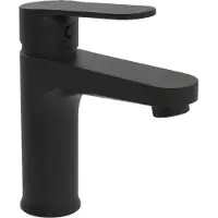 Linie Astor robinet de lavabo noir mat