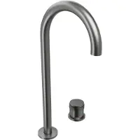 Blaufoss Pavilion Curve robinet de lavabo réhaussé Brushed GunMetal
