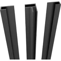 Linie set de profil d'angle et profil latéral pour panneau mural douche 260 cm PVC Montana Mist