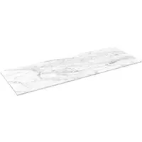 Balmani Stretto tablette simple ou double marbre carrara 150 x 55 cm