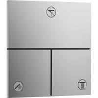 Hansgrohe ShowerSelect Comfort E robinet, encastré, 3 consommateurs, rosace carrée, 15573000