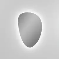 Luca Varess Organic miroir organisch lumineux et anti-buée 80 x 55 cm