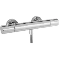 Blaufoss Onos robinet de douche robinet thermostatique Chrome Brillant