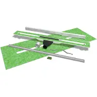 Mydrain rigole de douche 80cm inox brossé