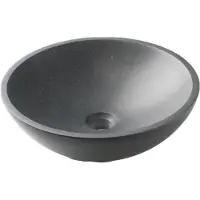 Balmani Bari vasque à poser granite aiguisé rond Ø 42 cm