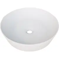 Balmani Still vasque à poser Solid Surface mat rond Ø 42,5 cm