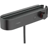 Hansgrohe ShowerTablet Select Thermostatique douche 400 noir mat 24360670