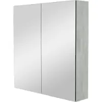 Storke Reflecta armoire de toilette 75 x 75 cm béton gris foncé