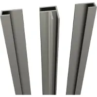 Linie set de profil d'angle et profil latéral pour panneau mural douche 210 cm PVC Orgon