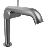 Blaufoss Round M EcoStart robinet de lavabo standard Brushed GunMetal