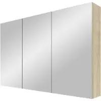 Linie Montro armoire de toilette 120 x 75 cm chêne naturel