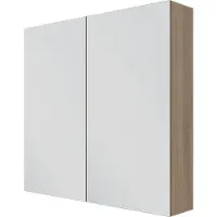 Linie Montro armoire de toilette 80 x 75 cm chêne clair