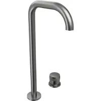 Blaufoss Pavilion Flat robinet de lavabo réhaussé GunMetal brossé
