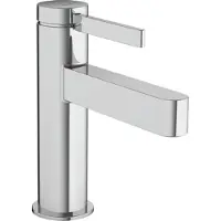 Hansgrohe Finoris robinet-vanne sur pied 100 avec levier, pour eau froide ou eau prémélangée sans garniture de vidage, chrome