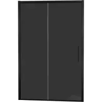 Balmani Senses Design porte coulissante réversible 160 cm x 210 cm verre fumé, Profil noir, coating inclus
