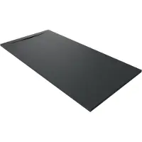 Balmani Luca Varess Fusion receveur de douche 180 x 90 cm marbre composite Noir Mat