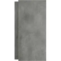 Luca Varess Groovy Set revêtement mural de douche 2 x 120x260 cm, SPC, Colorado Grey