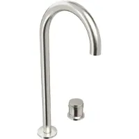Blaufoss Pavilion Curve robinet de lavabo réhaussé Brushed Coolmetal