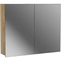 Balmani Lucida armoire de toilette 90 x 72 cm chêne brut
