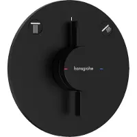 Hansgrohe Mitigeur encastré DuoTurn S pour 2 points de puisage, noir mat