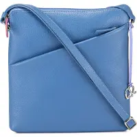 Mywalit Sac à bandoulière 'Milano' bleu clair