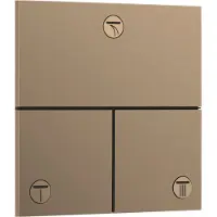 Hansgrohe ShowerSelect Comfort E robinet, encastré, 3 consommateurs, rosace carrée, 15573140