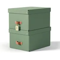 Leitz Puro Medium Storage Box 2 Units Vert Enfants