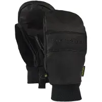 Burton Treeline Leather Mittens Noir S Homme