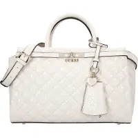 GUESS Idra Girlfriend Satchel Bag Beige