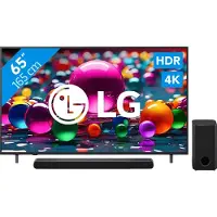 LG 65" 4K Smart UA75 + DS77TY