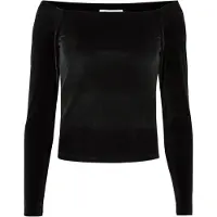 Apricot T-shirt 'Black-Bardot Velvet' noir