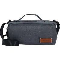 PICARD Sac à bandoulière gris chiné