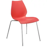 Kartell Maui Chaise - Lot de 2 Chair | Black Structure | Purple Red