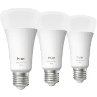 Philips Hue A67 White and Color 1600lm E27 Lot de 3