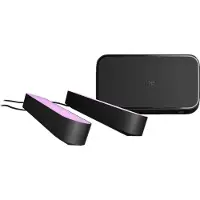 Philips Hue Play Rampe d'Éclairage Noir Lot de 2 + HDMI Sync Box 8K