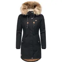 Ragwear Parka d’hiver 'Tawny' marron / noir / blanc