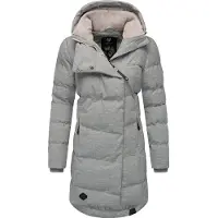 Ragwear Manteau d’hiver 'Pavla' gris argenté