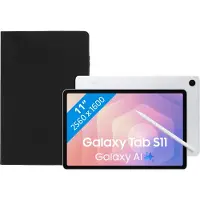 Samsung Galaxy Tab S11 11 Pouces 256 Go Wifi Argent + Book Case Noir